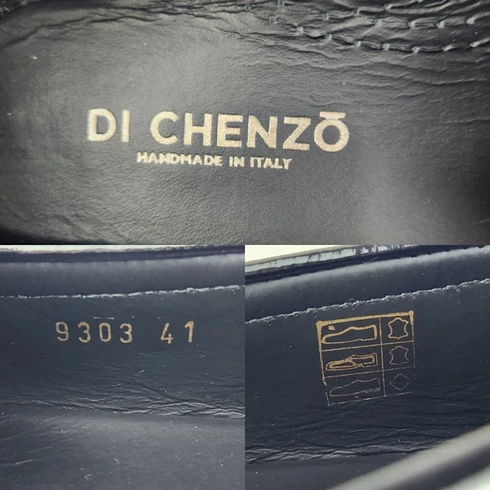 Di Chenzo Platform‎ Loafer Womens 9.5/10 Ocelot Burgundy Leather Italian Leopard